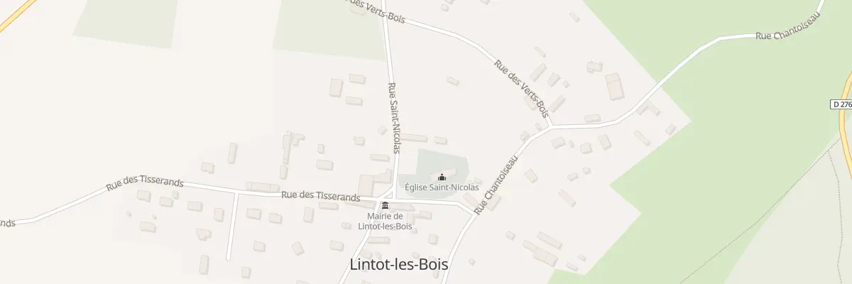 Plan du 2 Rue Saint Nicolas à Lintot-les-Bois