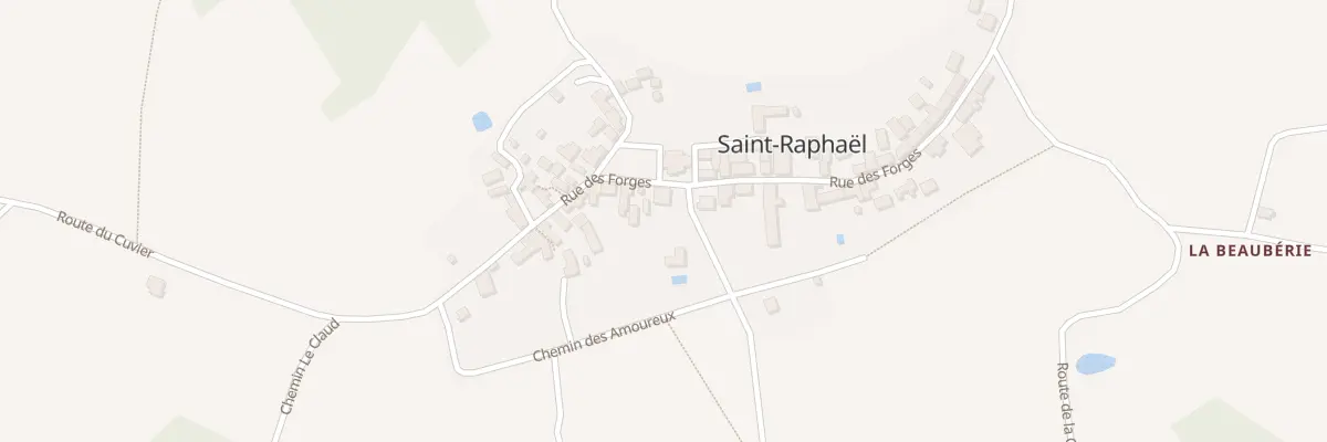 Plan du 22 Rue des Forges à Saint-Raphaël