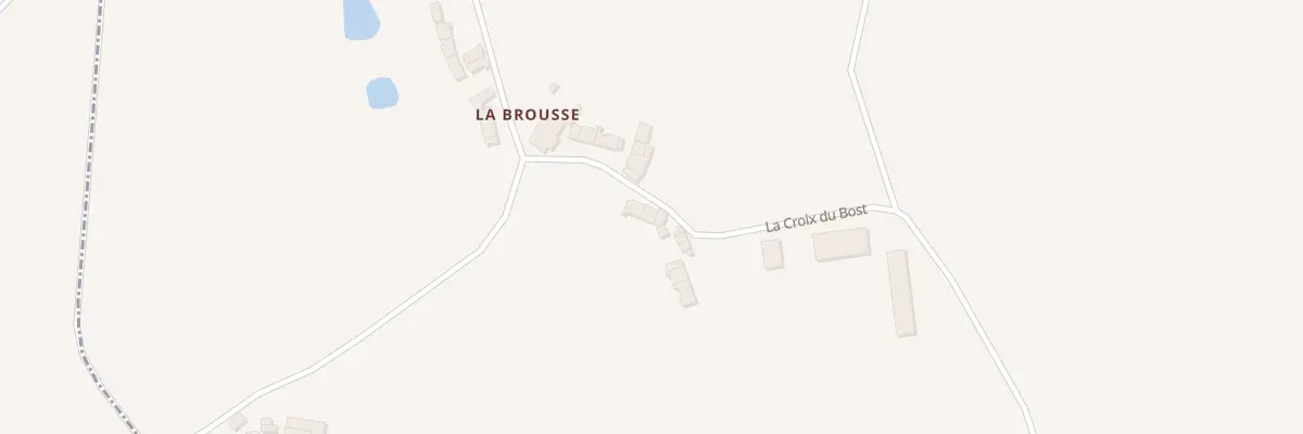 Plan du 5086 La Brousse à La Bazeuge