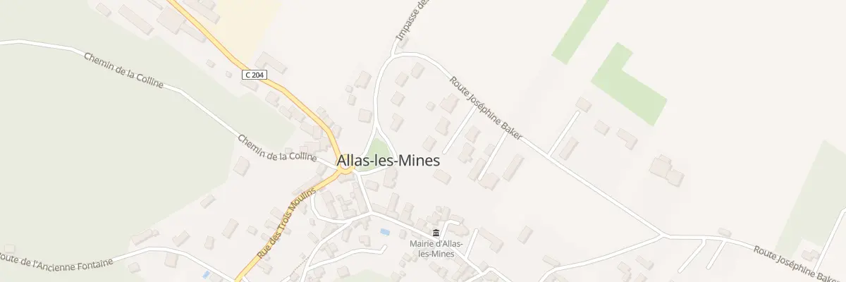 Plan du 122 Les Gourgues à Allas-les-Mines