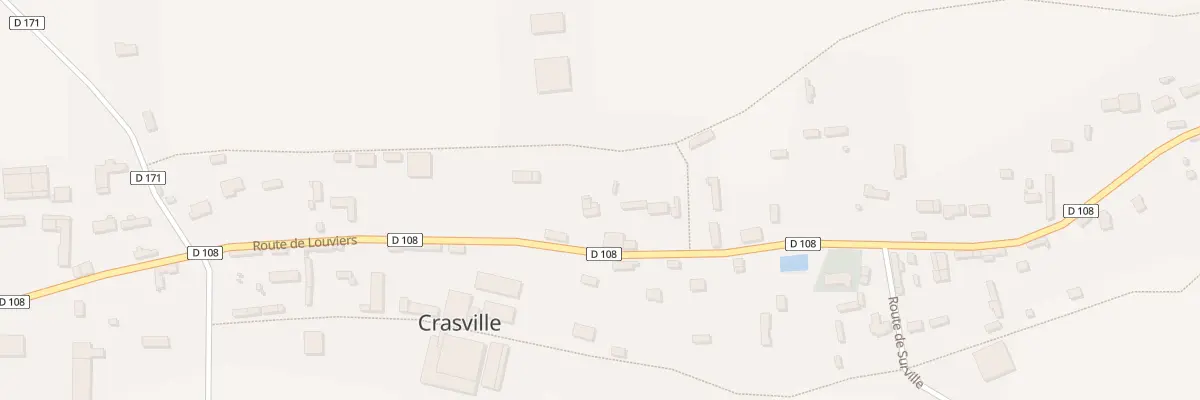 Plan du 28 Rte de Louviers à Crasville