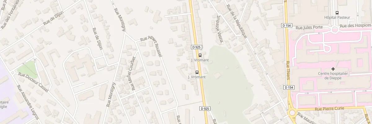 Plan du 64 Av Gambetta à Dieppe