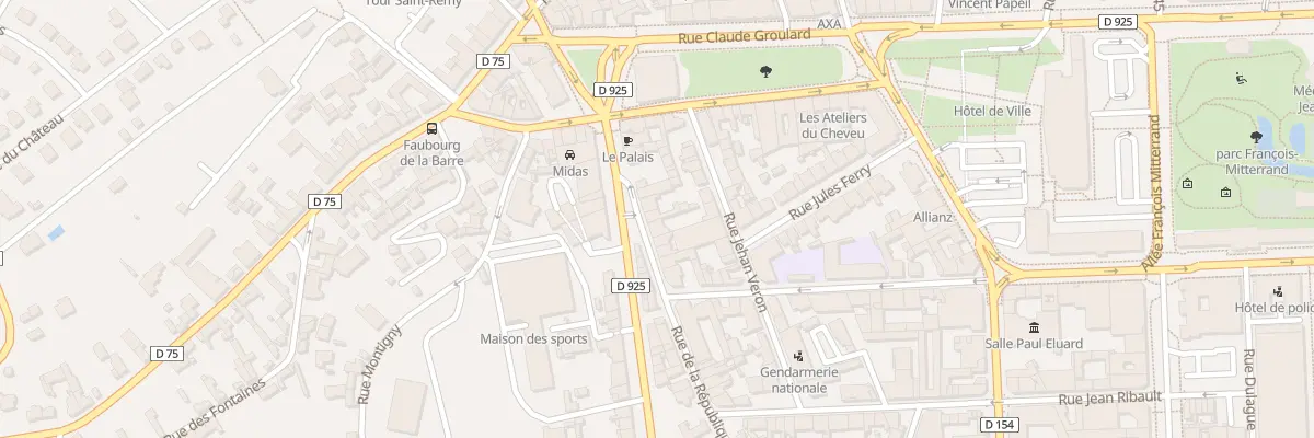 Plan du 8 Rue de la Republique à Grèges