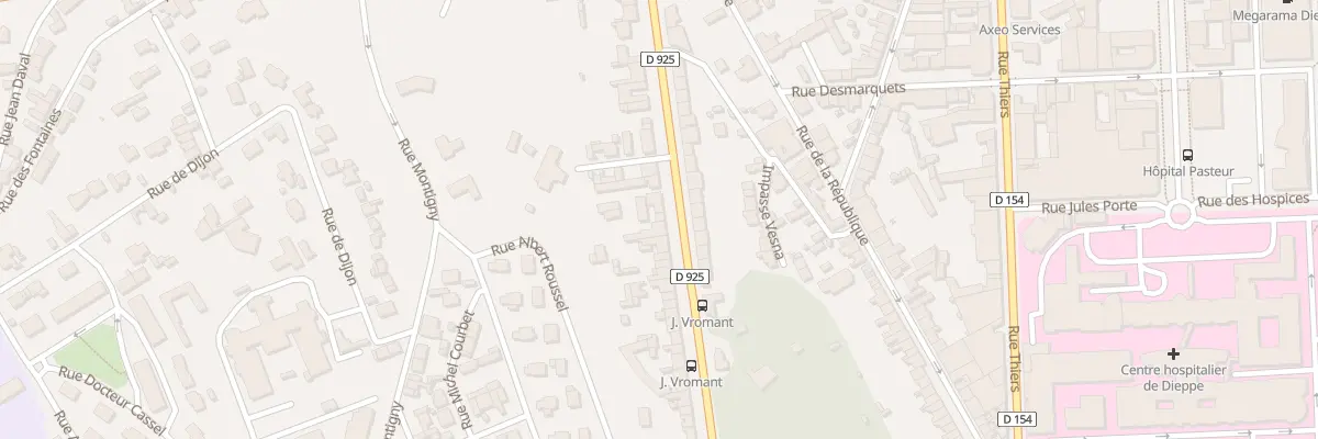 Plan du 46 Av Gambetta à Dieppe