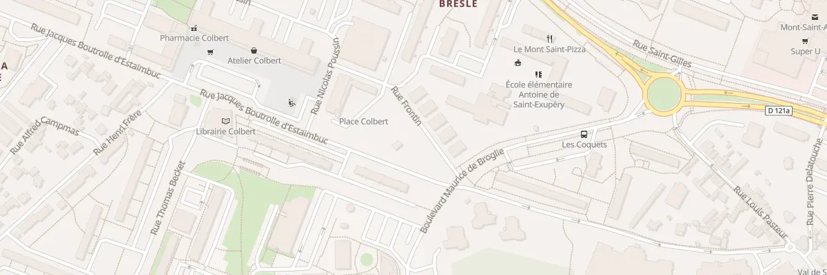 Plan du 3 Rue Frontin à Mont-Saint-Aignan