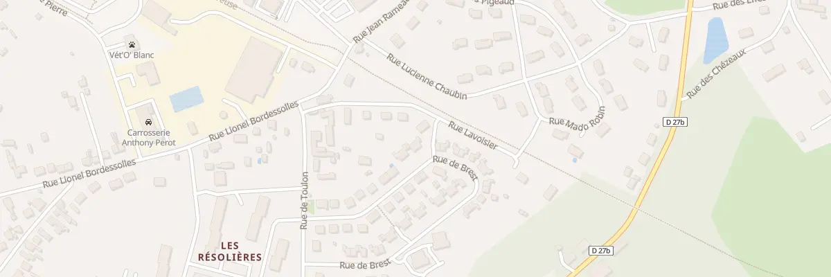 Plan du 40 Rue de Brest au Blanc