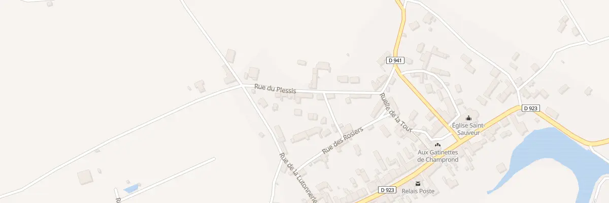 Plan du 3 Rue du Plessis à Champrond-en-Gâtine