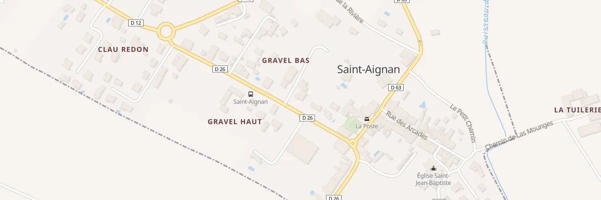 Plan du 124 Rte de Gravel Bas à Saint-Aignan