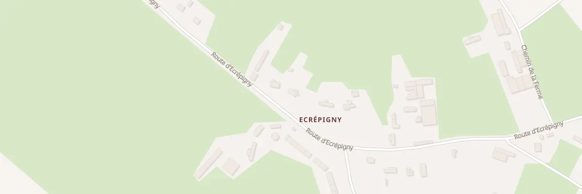 Plan du 1736 Rte d’Ecrepigny à Vassonville