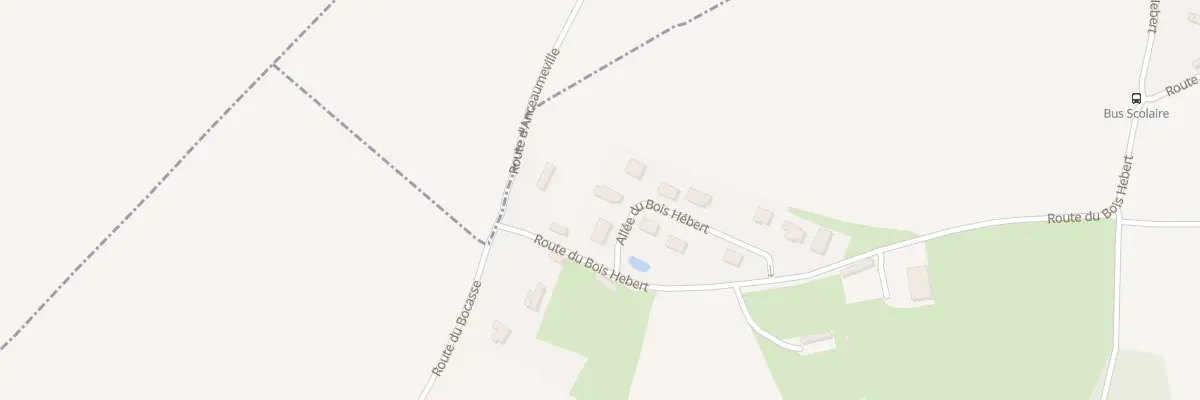 Plan du 52 All du Bois Hébert à Clères