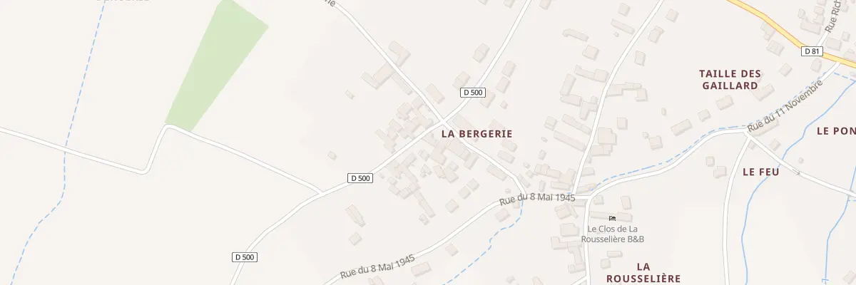 Plan du 1 Rue des Vignes à Francueil