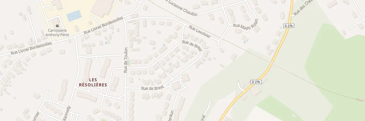 Plan du 23 Rue de Brest au Blanc