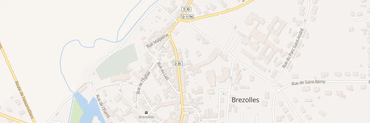Plan du 22 Rue de Tillières à Brezolles