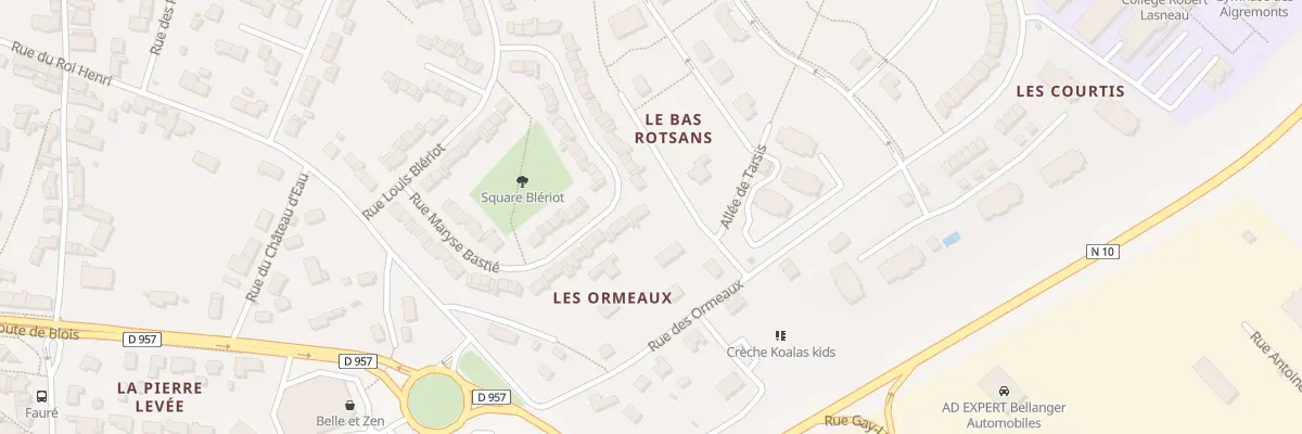Plan du 31 Rue Maryse Bastié à Vendôme
