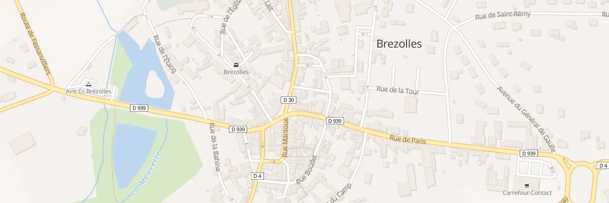 Plan du 5 Rue de Paris à Brezolles
