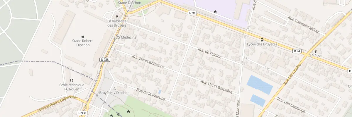 Plan du 14 Rue de la Mutualite à Sotteville-lès-Rouen
