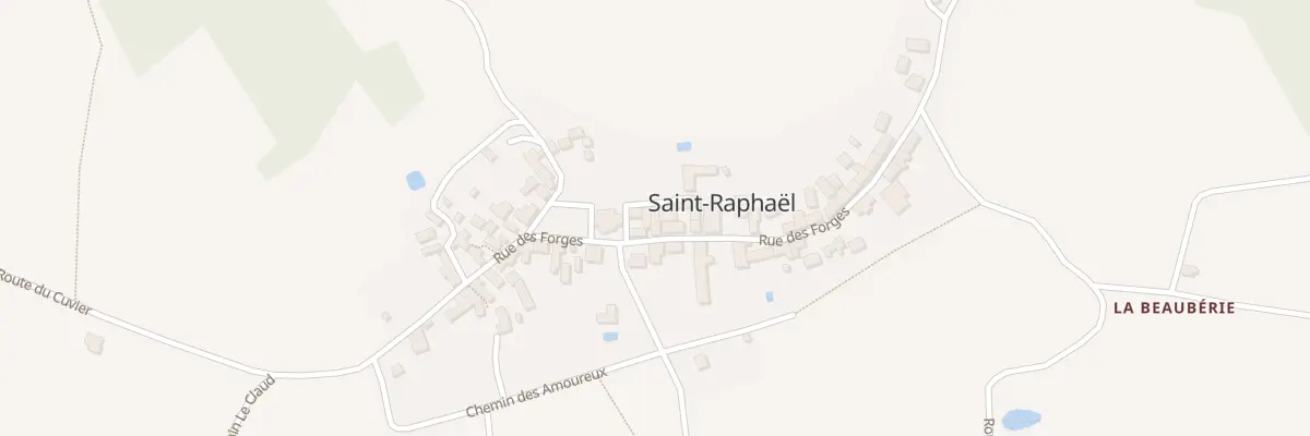 Plan du 9 Rue des Forges à Saint-Raphaël