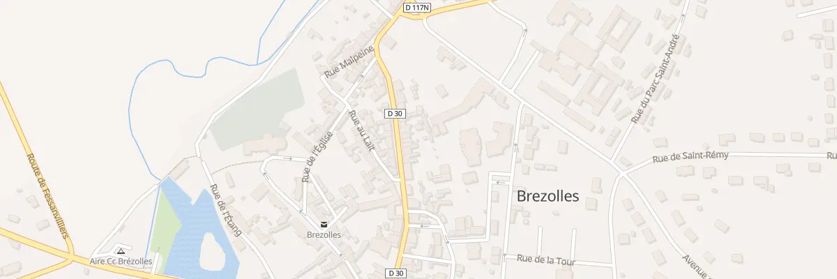 Plan du 14 Rue de Tillières à Brezolles