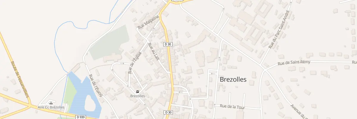 Plan du 10 Rue de Tillières à Brezolles