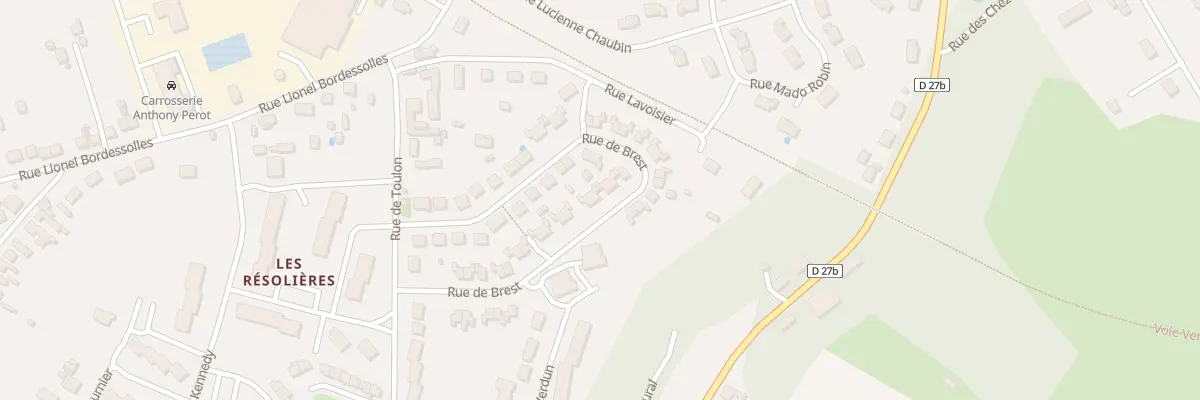Plan du 25 Rue de Brest au Blanc