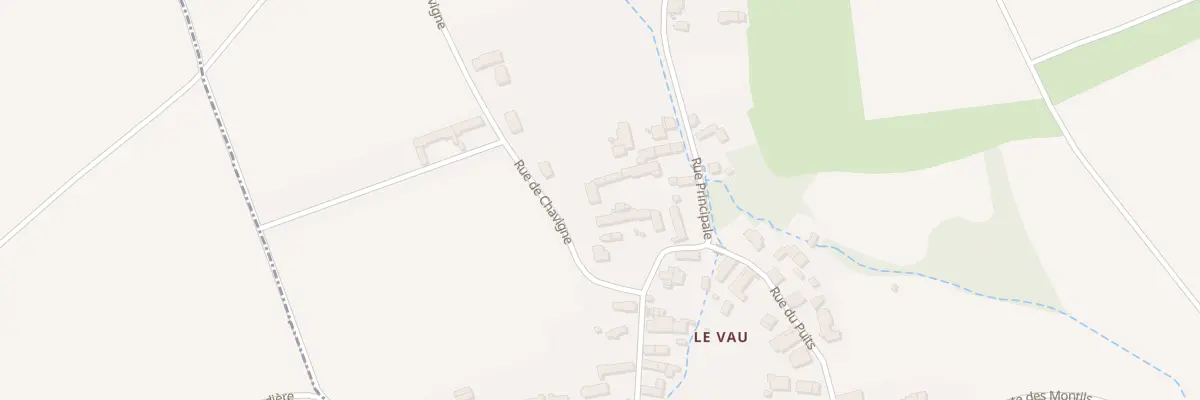 Plan du 313 Le Vau à Mosnes