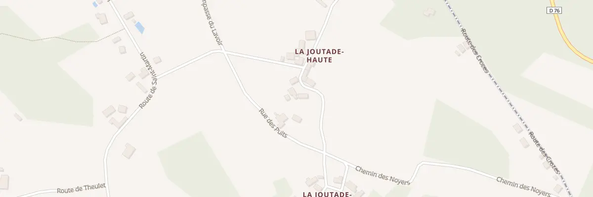 Plan du 527 La Joutade Haute à Excideuil