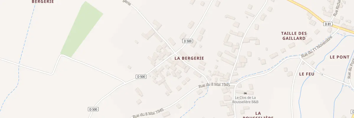 Plan du 7 Rue du Puits à Francueil