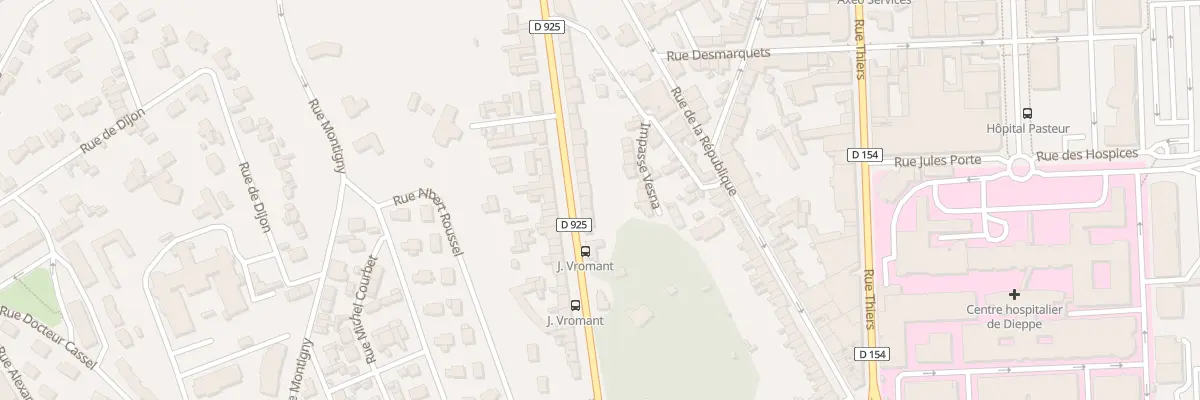 Plan du 65 Av Gambetta à Dieppe