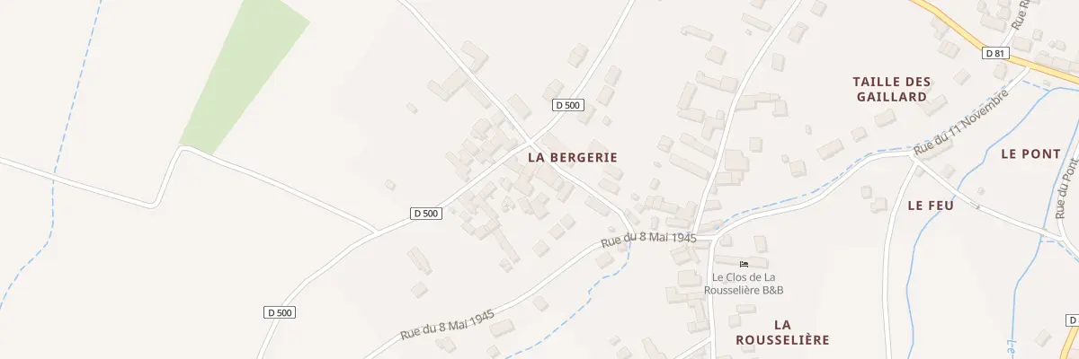 Plan du 5B Rue du Puits à Francueil