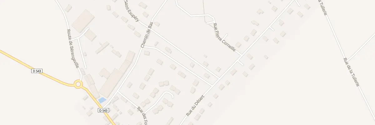 Plan du 2 Rue Jean Mermoz à Sacquenville