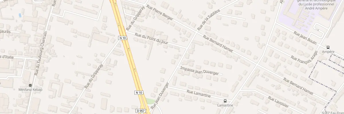Plan du 7 Rue Jean Duverger à Vendôme