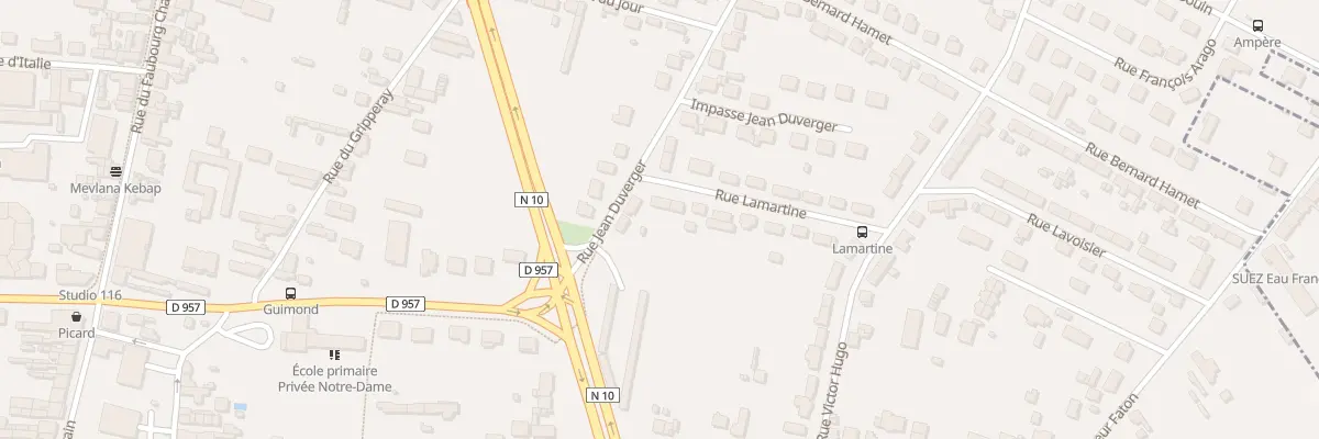 Plan du 15 Rue de Lamartine à Vendôme