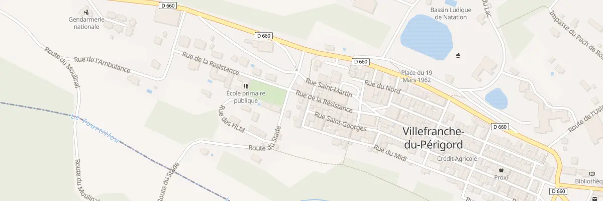Plan du 67 Rue Notre Dame à Villefranche-du-Périgord