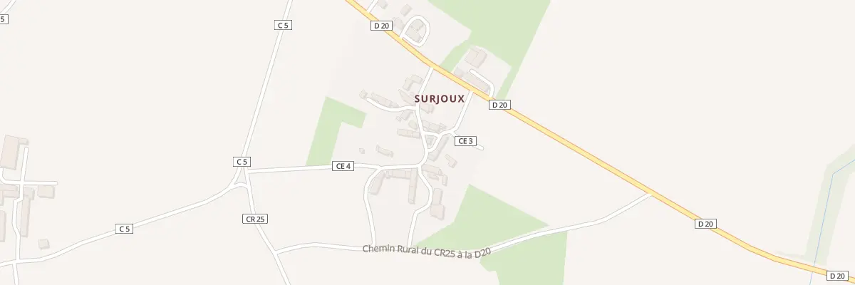 Plan du 5197 Surjoux à Douadic