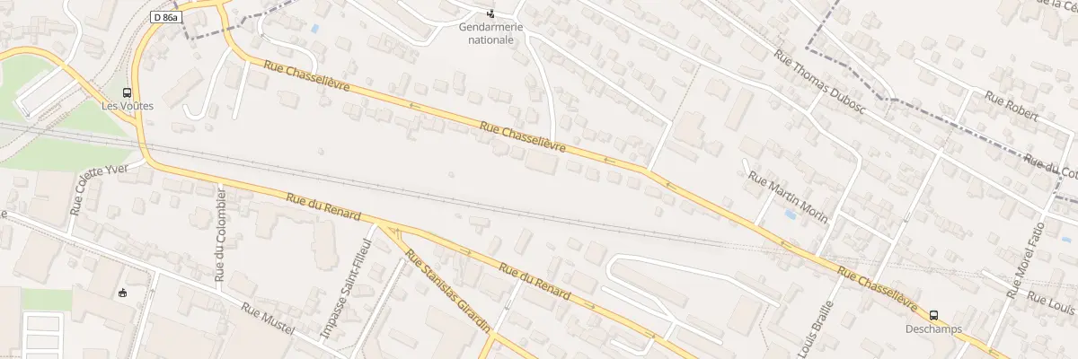 Plan du 109 Rue Chasselievre à Rouen