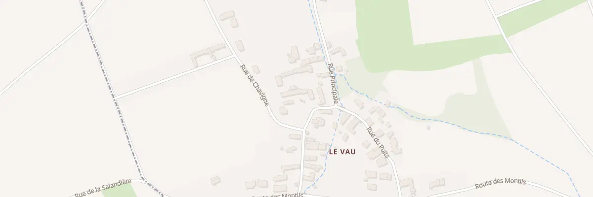 Plan du 5314 Le Vau à Mosnes