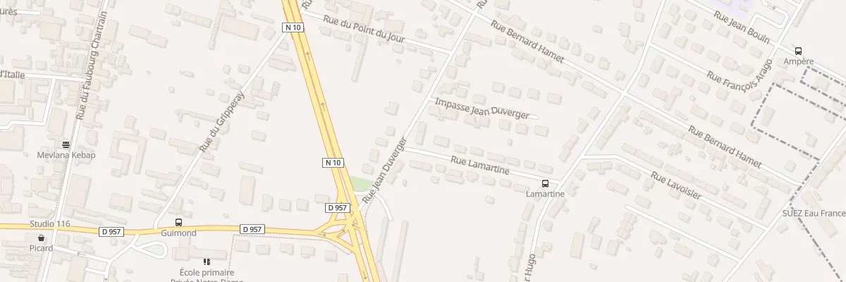 Plan du 14 Rue Jean Duverger à Vendôme