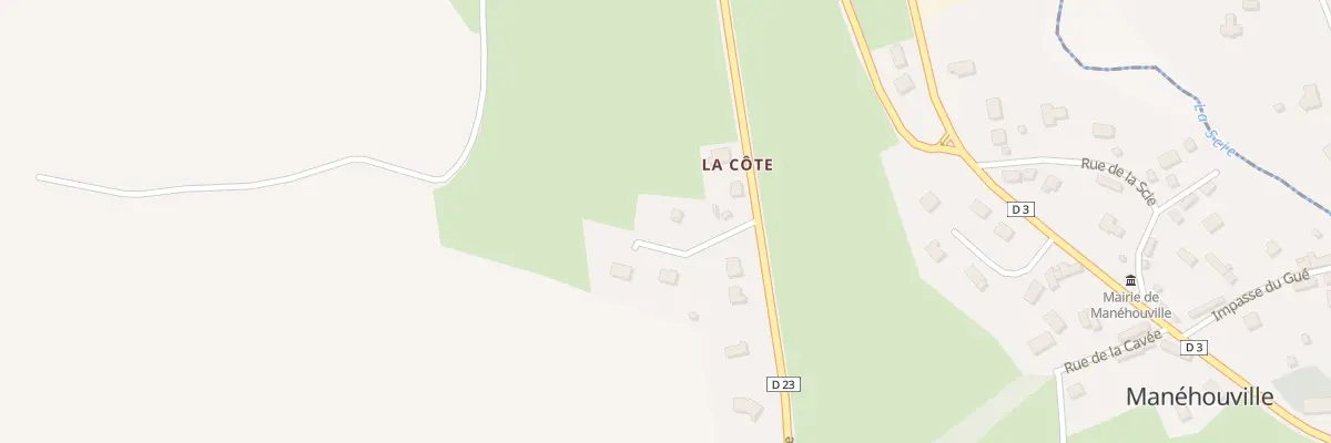 Plan du 9001 Rte de Catteville à Manéhouville
