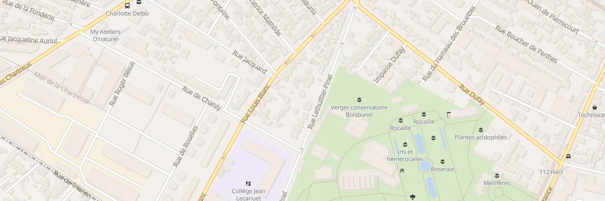 Plan du 68 Rue Lethuillier Pinel à Rouen