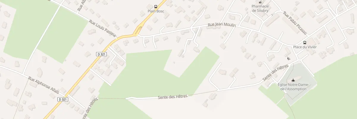 Plan du 253 Rue Jean Moulin à Houppeville