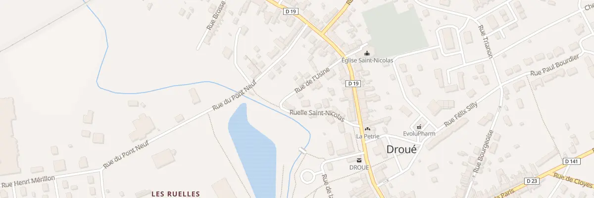 Plan du 5 Rue de l’Usine à Droué