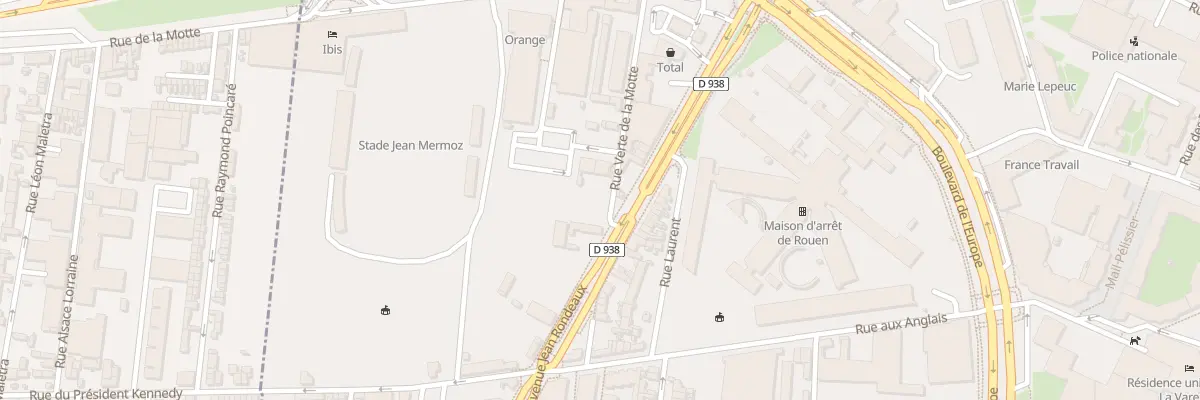 Plan du 6 Rue Verte Motte à Rouen