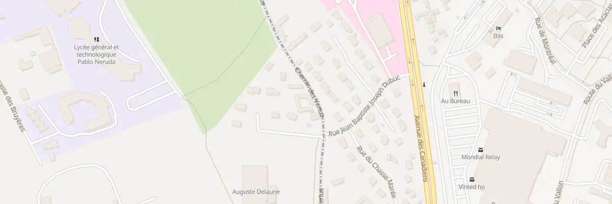 Plan du 1335 Che des Vertus à Saint-Aubin-sur-Scie