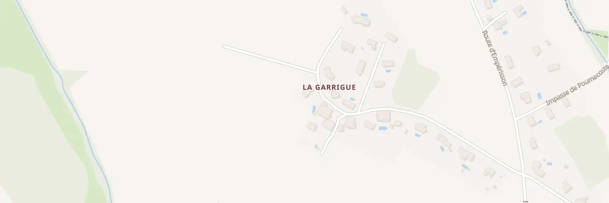 Plan du 381 Imp de la Garrigue à Caubiac
