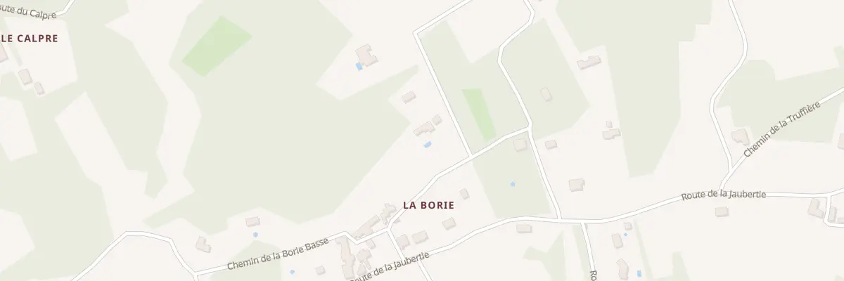 Plan du 1581 La Borie à Meyrals
