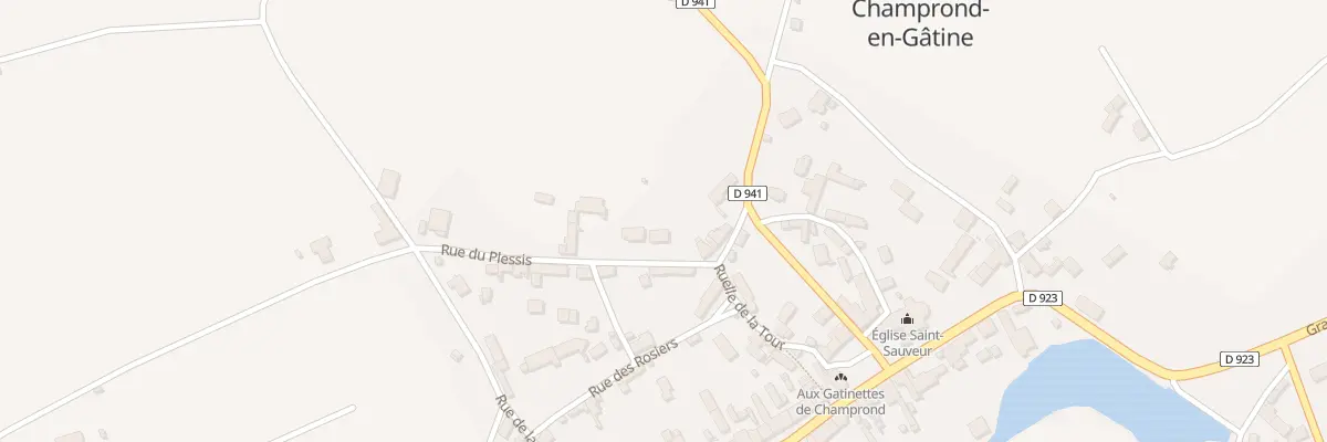 Plan du 6 Rue du Plessis à Champrond-en-Gâtine
