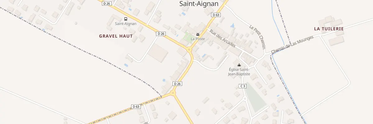 Plan du 2 Rue de l’Horloge à Saint-Aignan