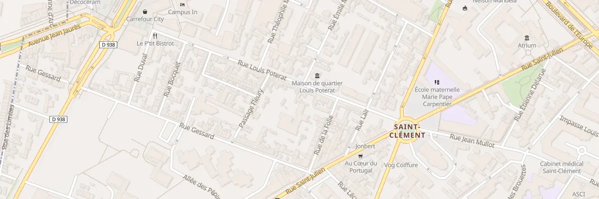 Plan du 21 Rue Louis Poterat à Rouen
