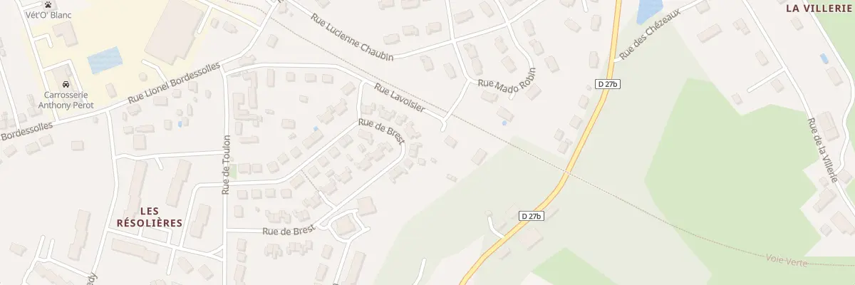 Plan du 24 Rue de Brest au Blanc