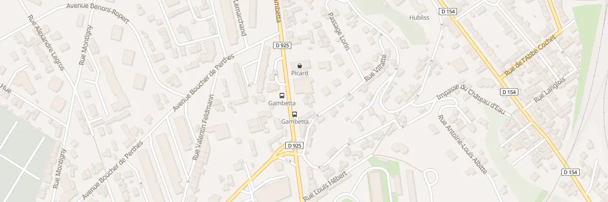 Plan du 97 Av Gambetta à Dieppe
